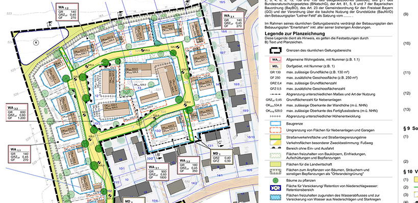 Bebauungsplan Leitner Feld Tacherting